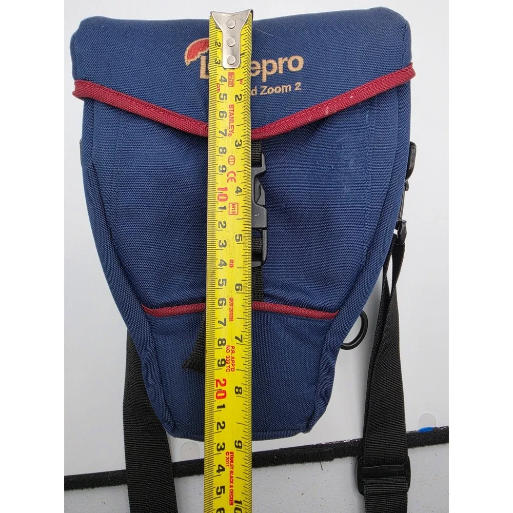 Lowepro Topload Zoom 2 Camera Bag Navy Blue Burgundy Holster Case Padded Strap